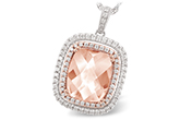 A234-13587: NECK 4.20 MORGANITE 4.66 TGW