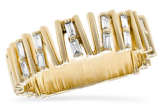 A235-96287: LDS DIA WED RG .24 TW BAGUETTES