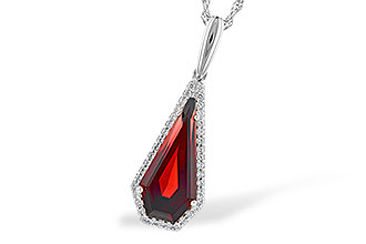 A318-66278: NECK 4.00 GARNET 4.17 TGW