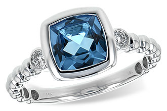 B235-02696: LDS RG 1.57 BLUE TOPAZ 1.65 TGW