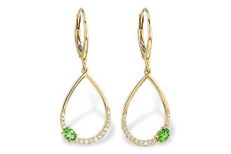 B235-99059: EARR .33 GREEN GARNET .49 TGW