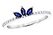 B318-69059: LDS WED RG .28 TW SAPP .36 TGW