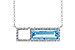 B319-57214: NECK 1.44 BLUE TOPAZ 1.60 TGW