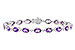B319-57250: BRACELET 6.86 TW AMETHYST 6.90 TGW