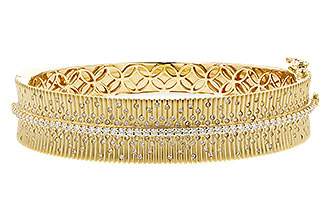 C230-46332: BANGLE BRACELET 1.94 TW (63X54MM)