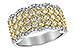 C235-03587: LDS DIA WED RG 1.51 YELLOW DIAS 1.80 TW