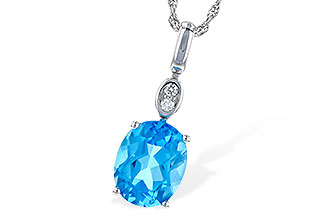C235-99087: NECK 2.84 BLUE TOPAZ 2.87 TGW