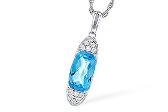 C319-55396: NECK 2.02 BLUE TOPAZ 2.12 TGW