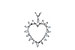 D052-30896: HEART PENDANT .23 TW