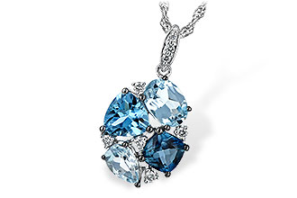 D235-01732: NECK 2.60 BLUE TOPAZ 2.70 TGW