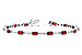 D318-67259: BRACELET 4.50 RUBY 4.82 TGW