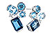 D318-70877: EARR 4.15 BLUE TOPAZ TW 4.19 TGW