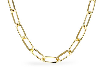 D319-60877: PAPERCLIP MED (3.10MM, 14KT, 22IN, LOBSTER CLASP)