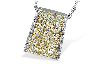E235-02677: NECK .95 YELLOW DIAS 1.09 TW
