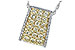 E235-02677: NECK .95 YELLOW DIAS 1.09 TW