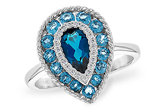 E235-95441: LDS RG 1.52 TW BLUE TOPAZ 1.60 TGW