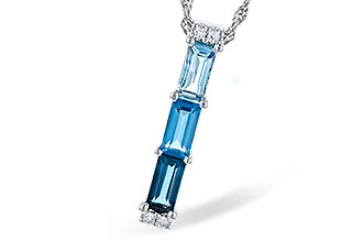 E318-67232: NECK 1.26 BLUE TOPAZ 1.30 TGW