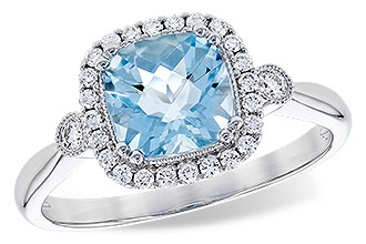 E319-55377: LDS RG 1.23 AQUAMARINE 1.40 TGW (7MM AQUA)