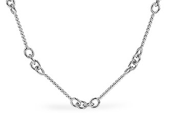 E319-60886: TWIST CHAIN (0.80MM, 14KT, 22IN, LOBSTER CLASP)