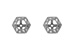 F045-99923: EARRING JACKETS .08 TW (FOR 0.50-1.00 CT TW STUDS)