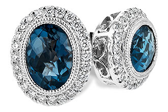 F235-01741: EARR 1.76 LONDON BLUE TOPAZ 2.01 TGW