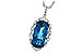 F235-92641: NECK 6.70 LONDON BLUE TOPAZ 6.81 TGW