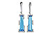 F235-92714: EARR 6.12 TW BLUE TOPAZ 6.33 TGW