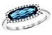 F235-96350: LDS RG 1.79 LONDON BLUE TOPAZ 1.90 TGW