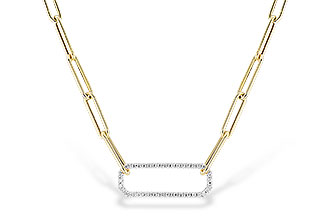 F319-55450: NECKLACE .50 TW (17 INCHES)