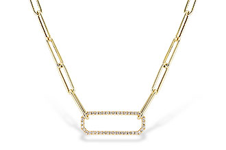 F319-55450: NECKLACE .50 TW (17 INCHES)