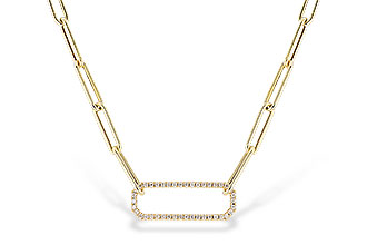F319-55450: NECKLACE .50 TW (17 INCHES)
