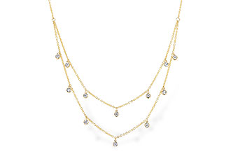 F319-56350: NECKLACE .22 TW (18 INCHES)