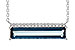 G235-97232: NECK 2.70 LONDON BLUE TOPAZ 2.80 TW