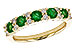 G319-62704: LDS WED RG .70 EMERALD .94 TGW