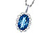 H318-72686: NECK 3.60 LONDON BLUE TOPAZ 3.77 TGW (12x8MM LBT)