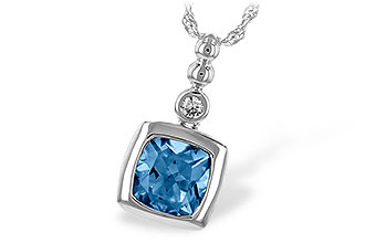 K235-05404: NECK 1.45 BLUE TOPAZ 1.49 TGW