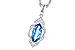 K318-70895: NECK 1.26 BLUE TOPAZ 1.37 TGW