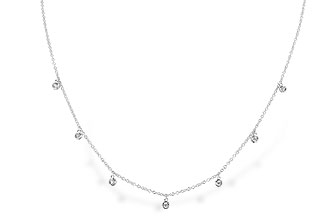 K319-56350: NECKLACE .12 TW (18 INCHES)