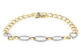 K319-57222: BRACELET .75 TW (INCLUDES BAR LINKS)