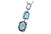 L234-16331: NECK 8.71 BLUE TOPAZ 8.89 TGW