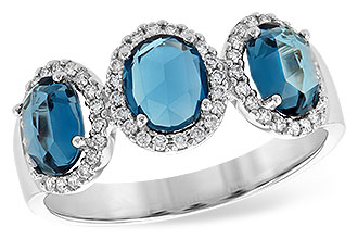 L235-91804: LDS RG 1.80 TW LONDON BLUE TOPAZ 2.02 TGW