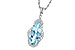 L235-97213: NECK 3.97 AQUAMARINE 4.20 TGW