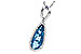 L235-99004: NECK 3.31 LONDON BLUE TOPAZ 3.50 TGW