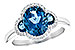 M235-97240: LDS RG 3.04 TW LONDON BLUE TOPAZ 3.20 TGW