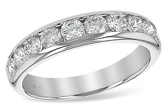 A138-69969: LDS WED RG 1.00 TW (10 STONES)