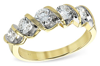 A138-69996: LDS WED RG 1.00CT TW