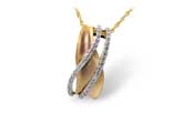 A229-59041: NECKLACE .28 TW