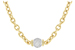 A229-62650: NECKLACE 1.27 TW (17.25 INCHES)