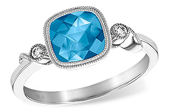 A232-34496: LDS RG 1.66 BLUE TOPAZ 1.71 TGW