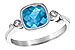 A232-34496: LDS RG 1.66 BLUE TOPAZ 1.71 TGW